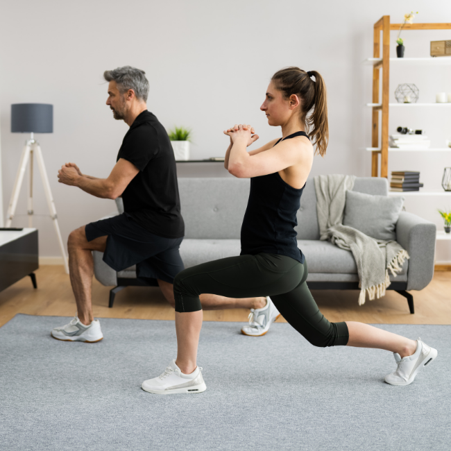 couple doing yoga