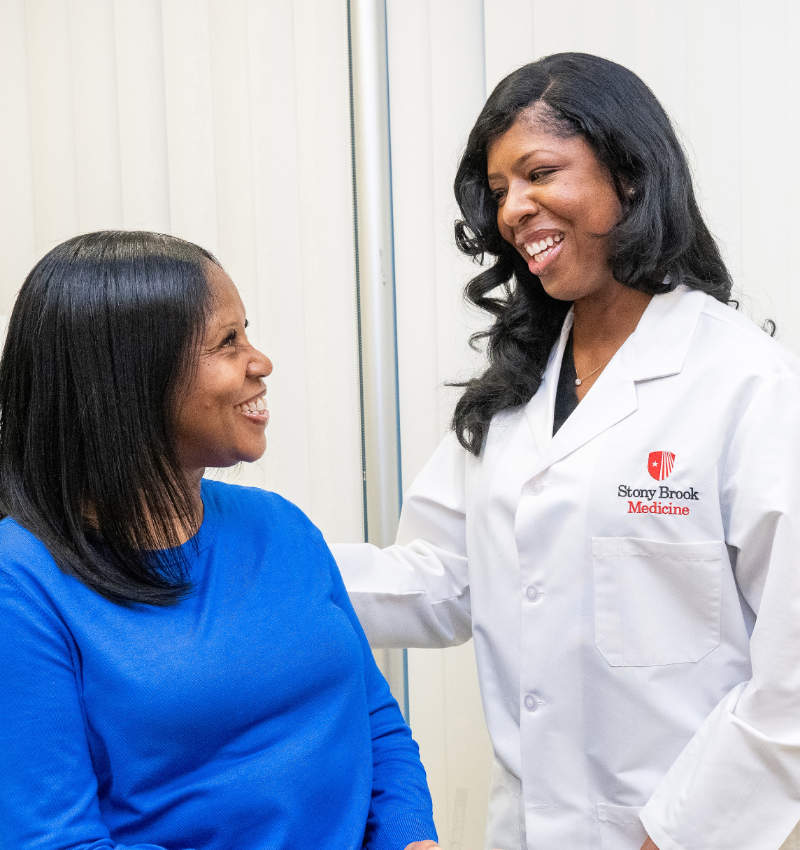 Patient with a Stony Brook University Doctor