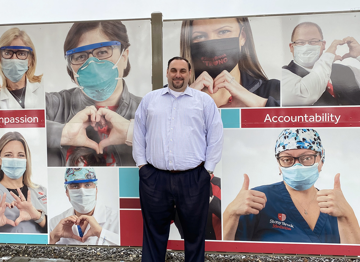 Mike West, Director of Dining Services at Stony Brook Hospital