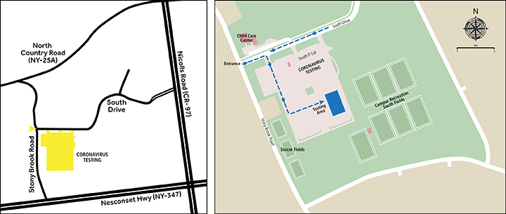 Map to P Lot