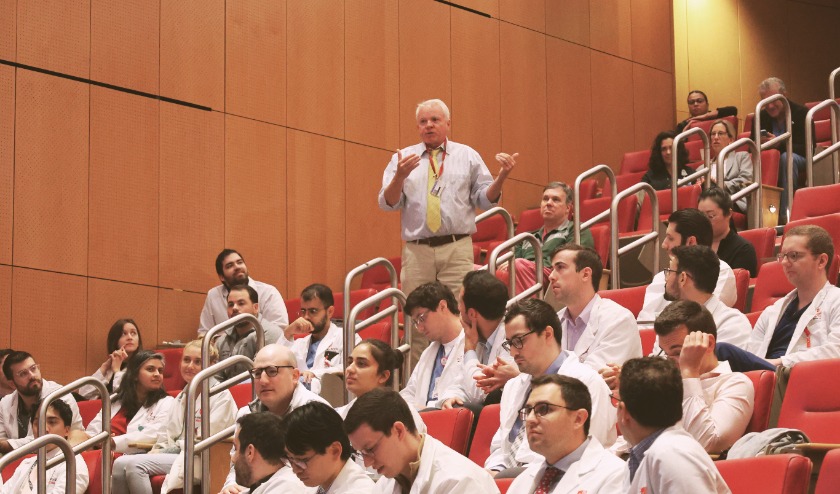 Dr. Richard Scriven at Dr. John Ricotta's Grand Rounds