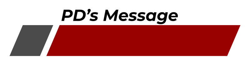Program Director's Message Program Director's Message