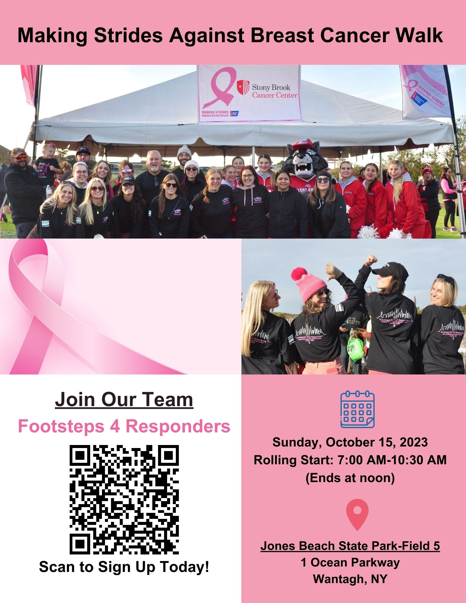 Breast Cancer Walk Flyer - 2023