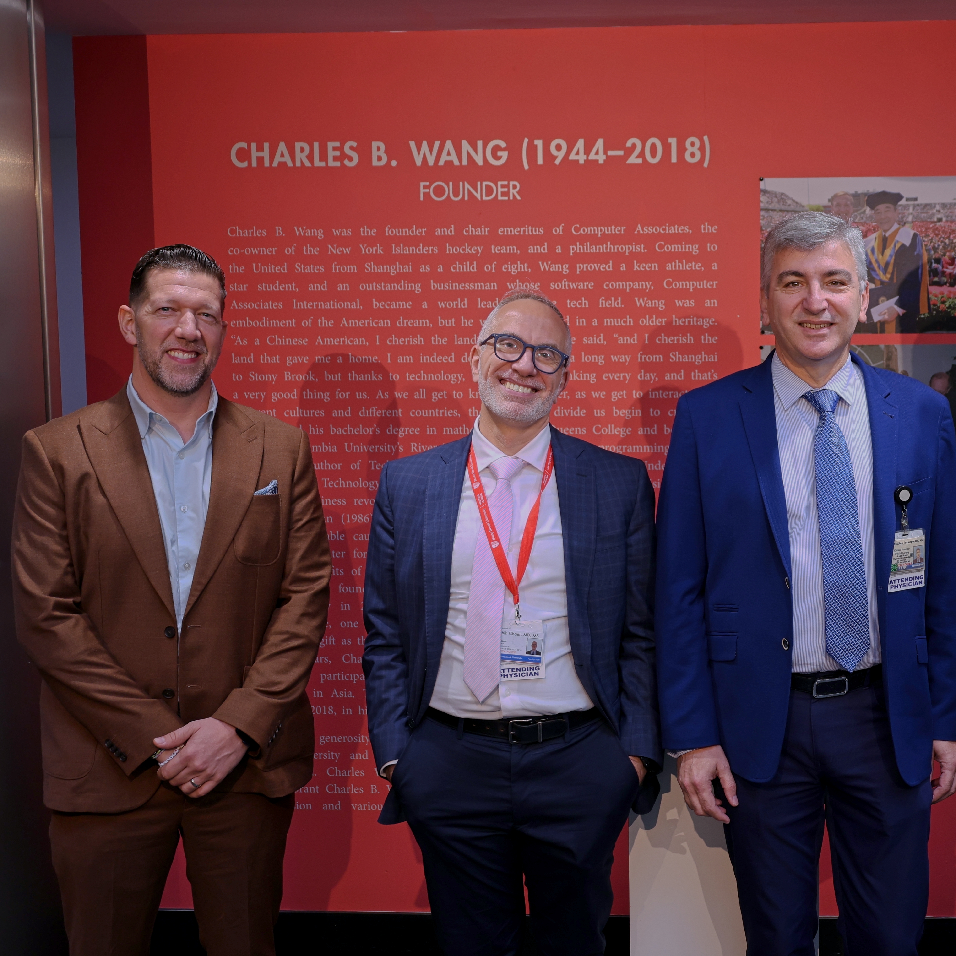 Drs. Joseph Franco, Rabih Chaer and Apostolos Tassiopoulos