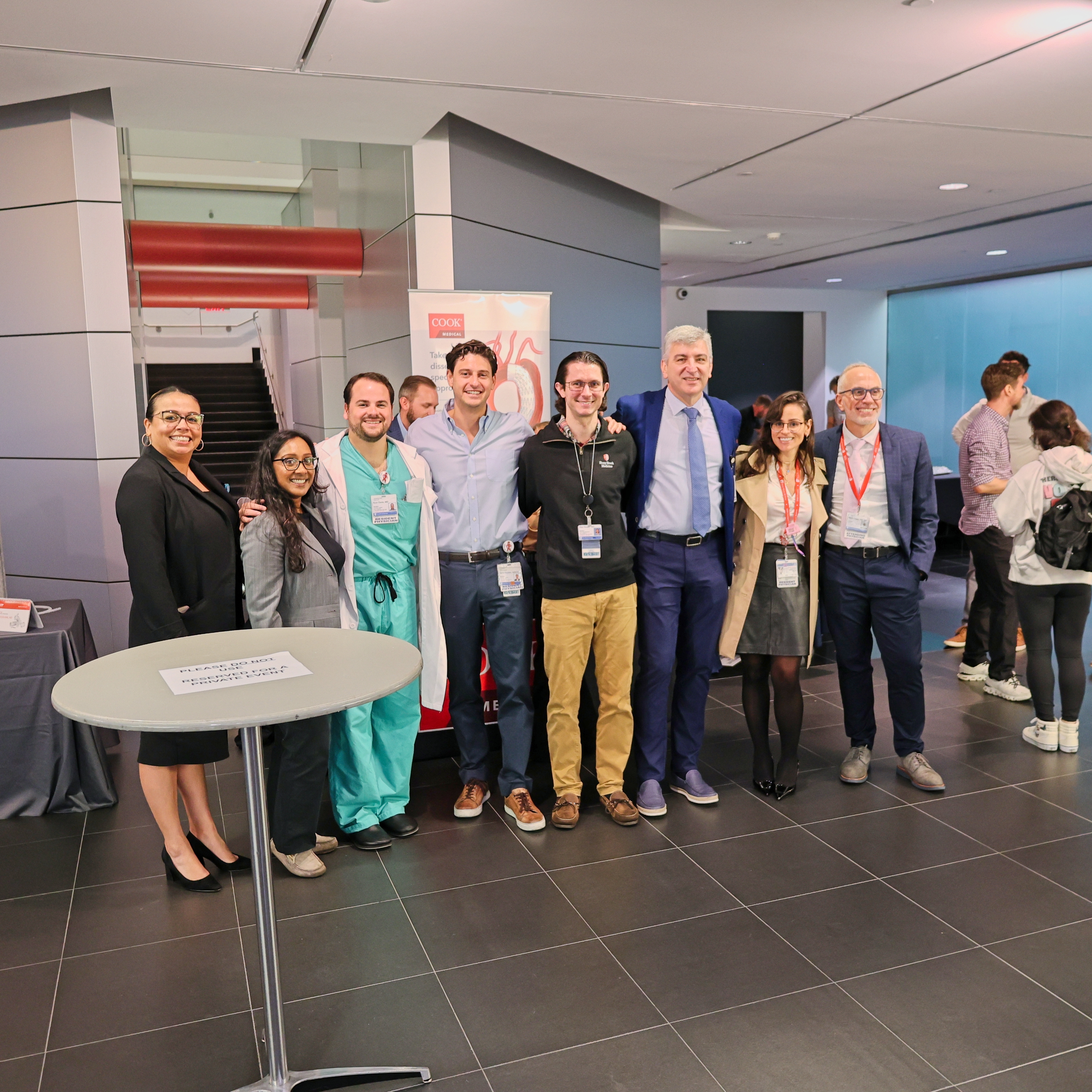 Lunch break at the Aortic Awareness Day event