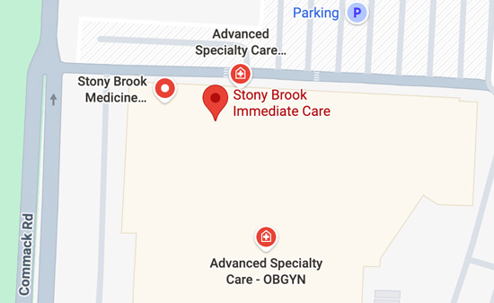 Immediate Care Location Map