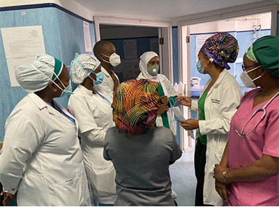 Group of women health workers