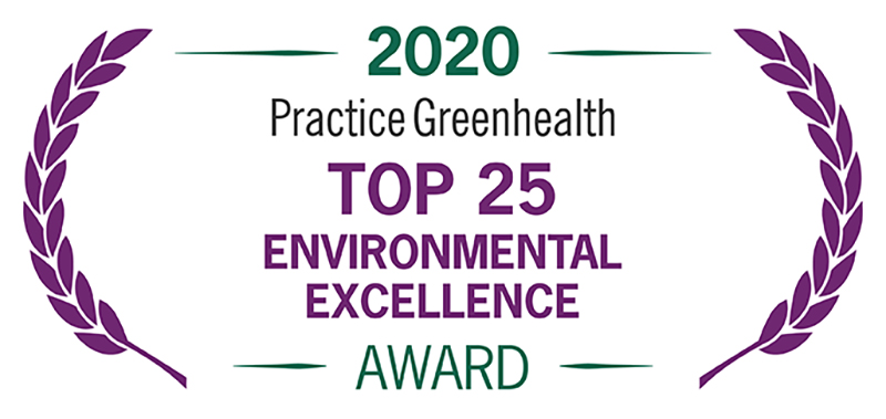 Practique el premio Greenhealth Top 25 2020 Practique el premio Greenhealth Top 25 2020