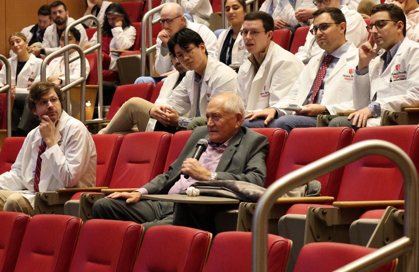 Dr. Corman at Dr. John Ricotta's Grand Rounds