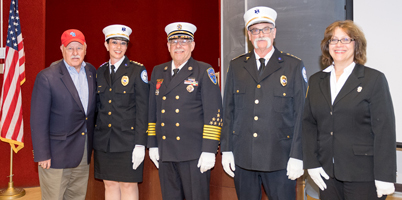 newly installed officers for the Suffolk County Firefighters Burn Center Fund