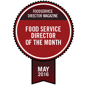 May 2016 Food Service Director of the Month