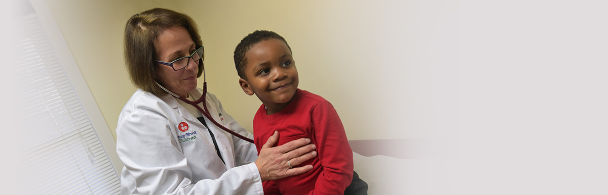 Nurse with child